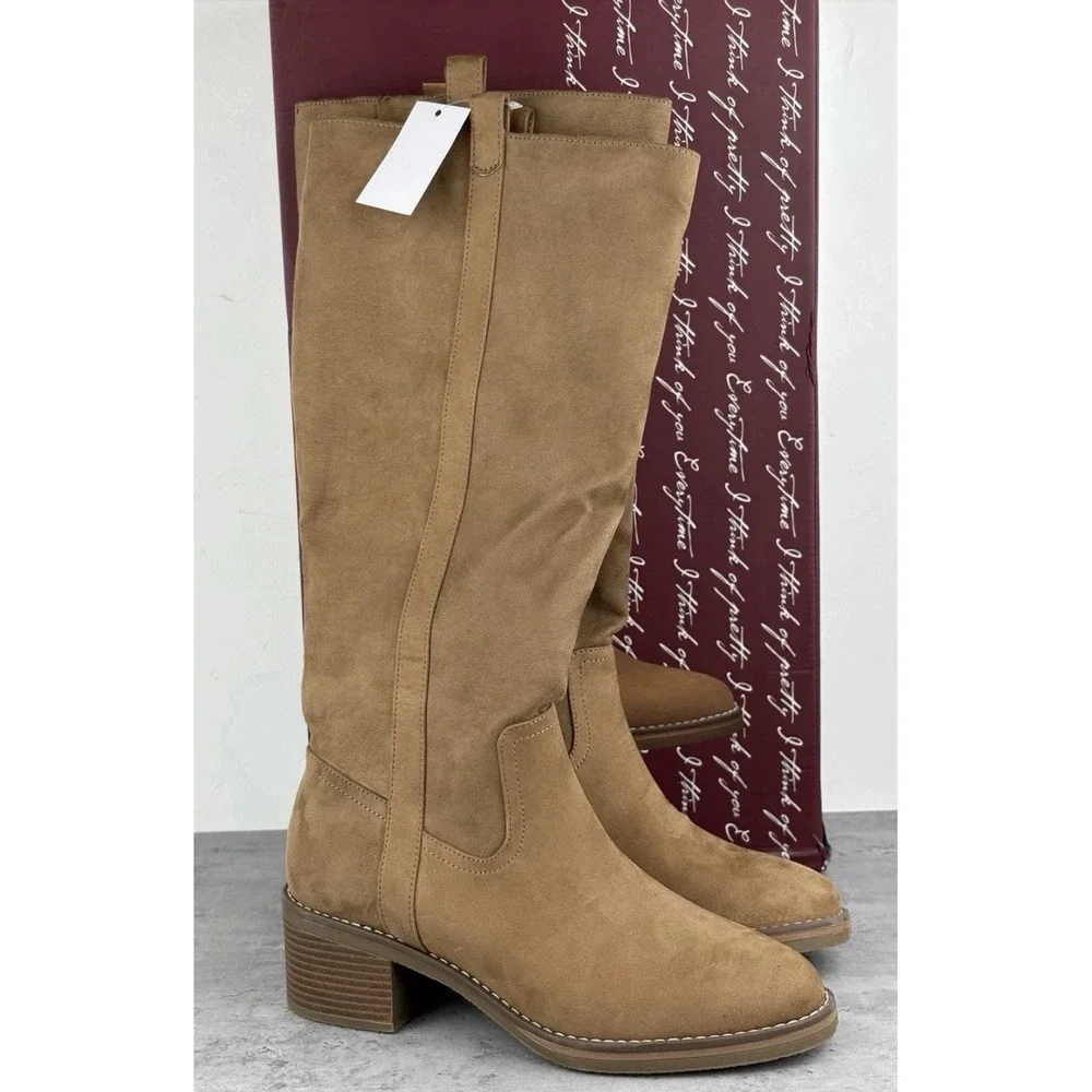 Kensie‎ Women's Naya Knee High Boots Size 11 Brown New In Box